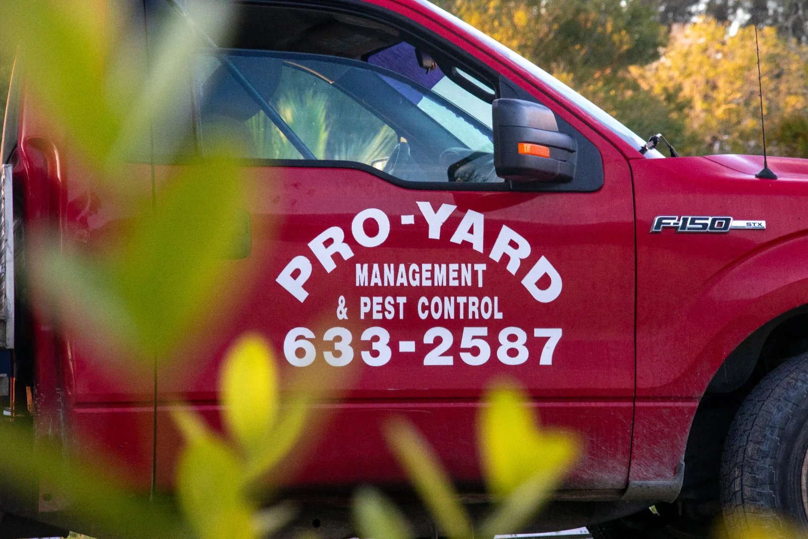 Pro Yard Management and Pest Control truck
